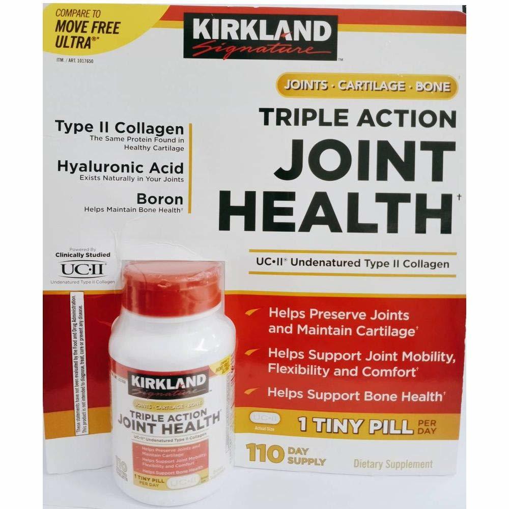 New Kirkland Signature Triple Action Joint Health- 110 Coated Tablets