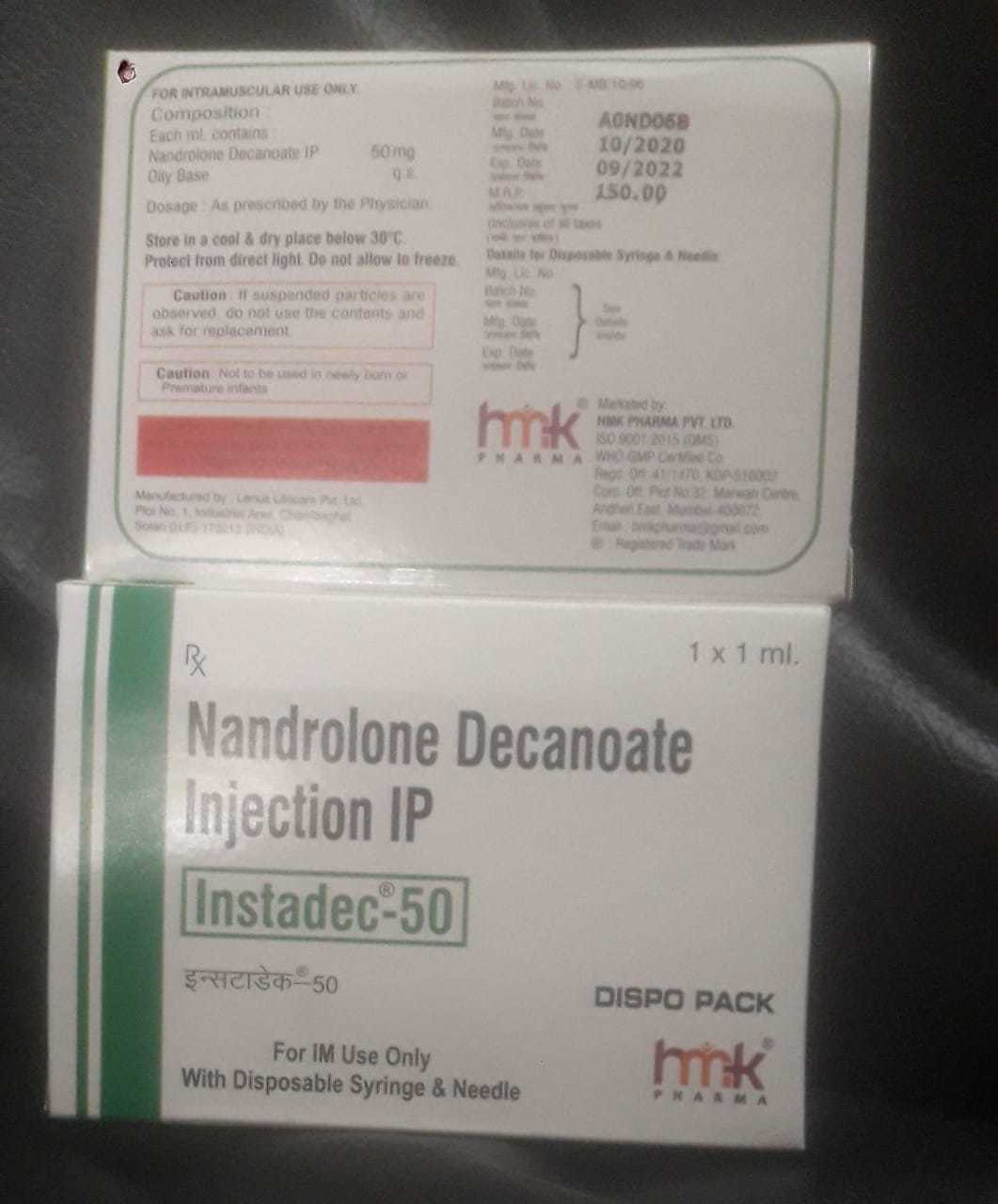 Instadec - Nandrolone Decanoate Injection Ip 50 Mg | Strengthens Bones, Recommended For Orthopedic Use, Suitable For Adults, 100 Pieces