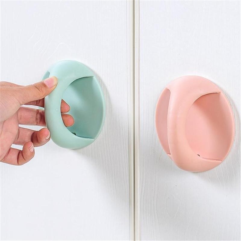 Self Adhesive Door Handle Random Colors Pack Of 4