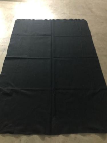 Donation Blankets - Polyester, 60" x 80", Black | Lightweight 150 GSM, Plain Weave, Individually Packed