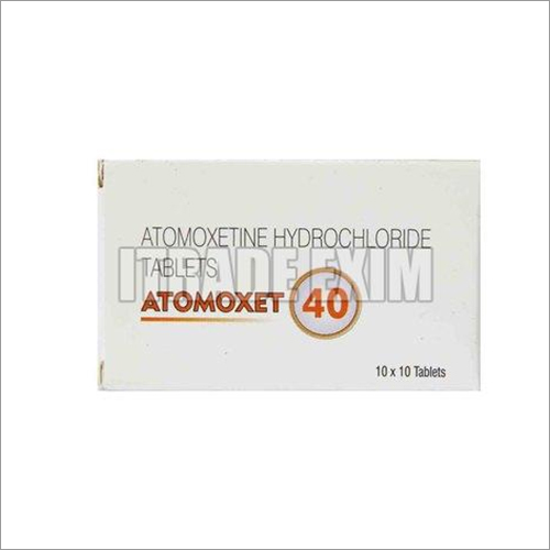 40Mg Attomoxetine Hydrochloride Tablets General Medicines