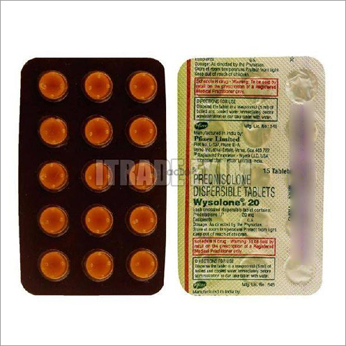 20Mg Prednisolone Dispersible Tablets - Drug Type: General Medicines