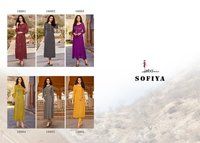 Sofiya Vol-1 Cotton Embroidery Work Kurti Set - Color: As Per Catalog