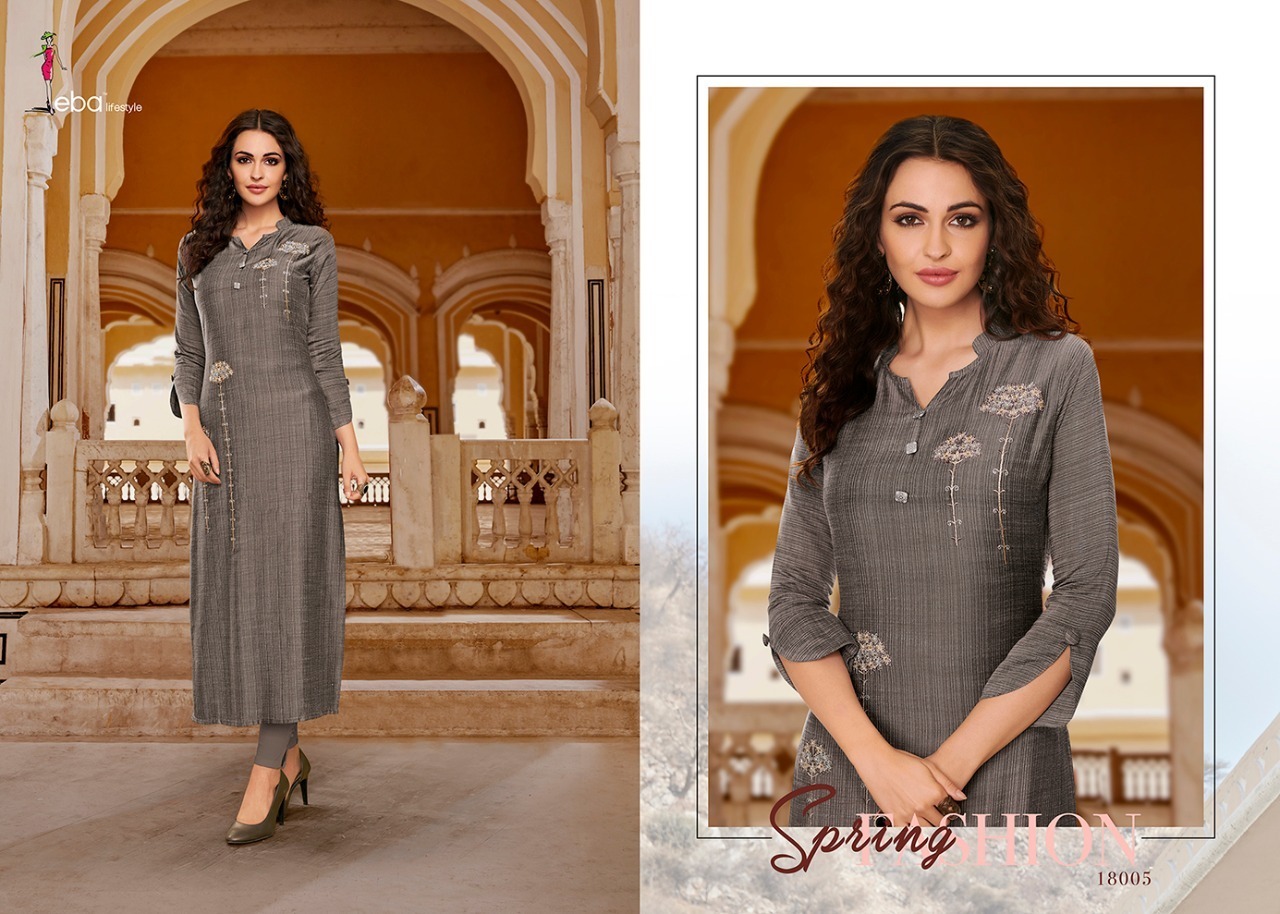 Sofiya Vol-1 Cotton Embroidery Work Kurti Set - Color: As Per Catalog