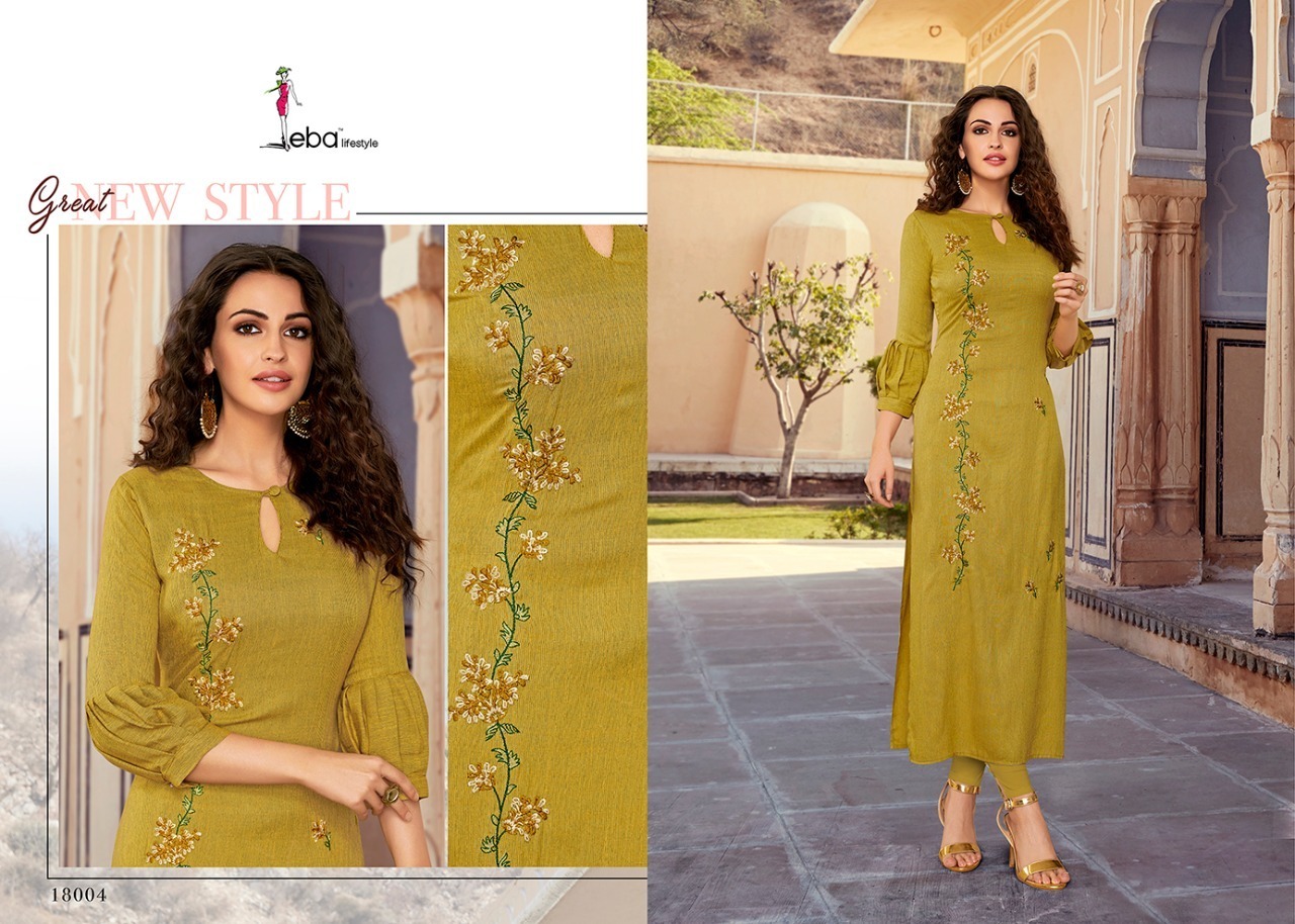 Sofiya Vol-1 Cotton Embroidery Work Kurti Set - Color: As Per Catalog