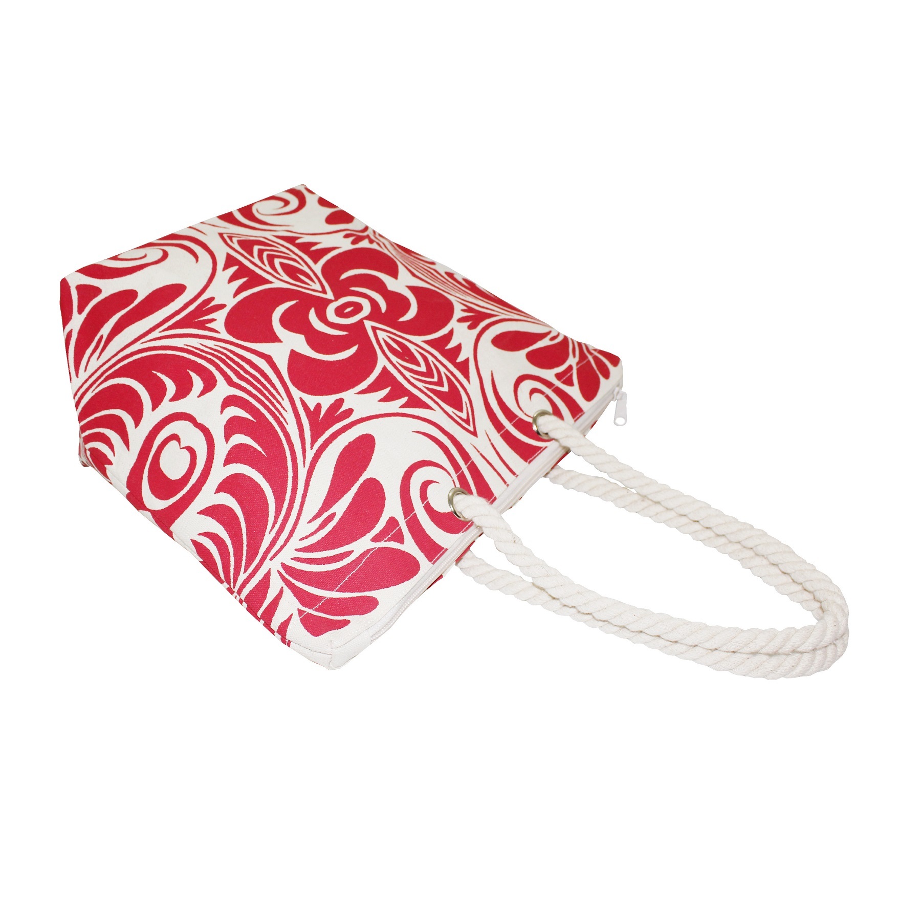 Twisted Rope Handle 12 Oz Natural Canvas Tote Bag Capacity: 10 Kgs Kg/day