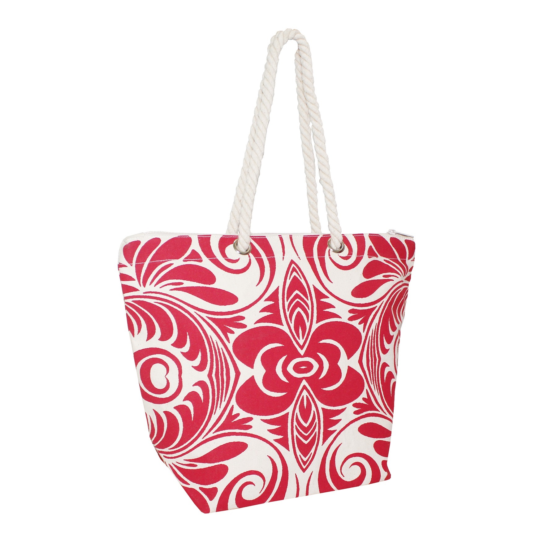 Twisted Rope Handle 12 Oz Natural Canvas Tote Bag Capacity: 10 Kgs Kg/day