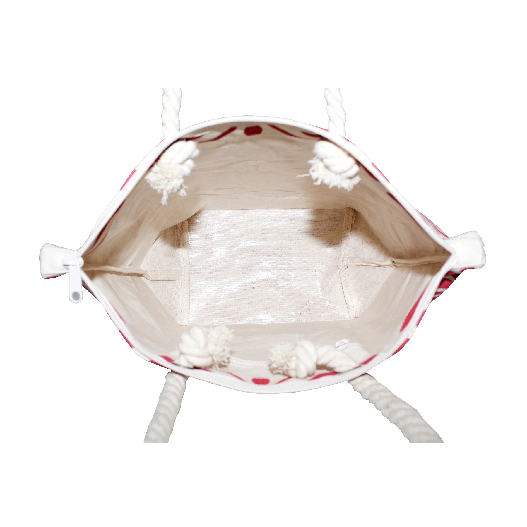 Twisted Rope Handle 12 Oz Natural Canvas Tote Bag Capacity: 10 Kgs Kg/day