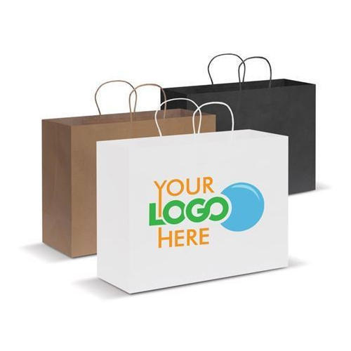 Paper Bag Printing Service - Paper Material, Custom Shapes , Any Color Design Printing For Effective Promotion