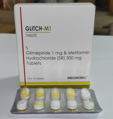Glimepride 1 Metformin 500 SR
