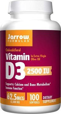 Jarrow Formulas Vitamin D3, 2500iu, 100 Softgels Efficacy: Promote Healthy & Growth