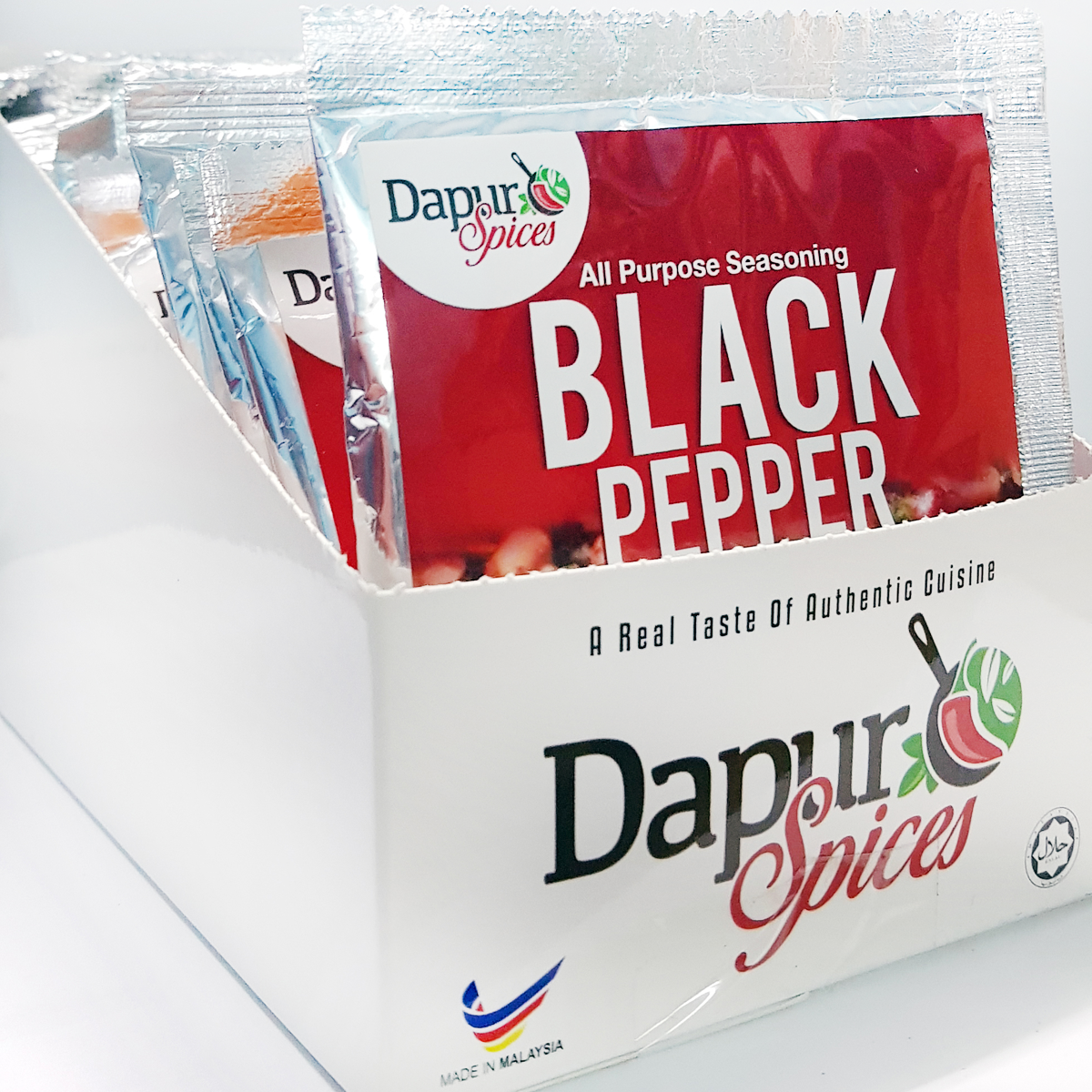 Powder Black Pepper Seasoning Rub