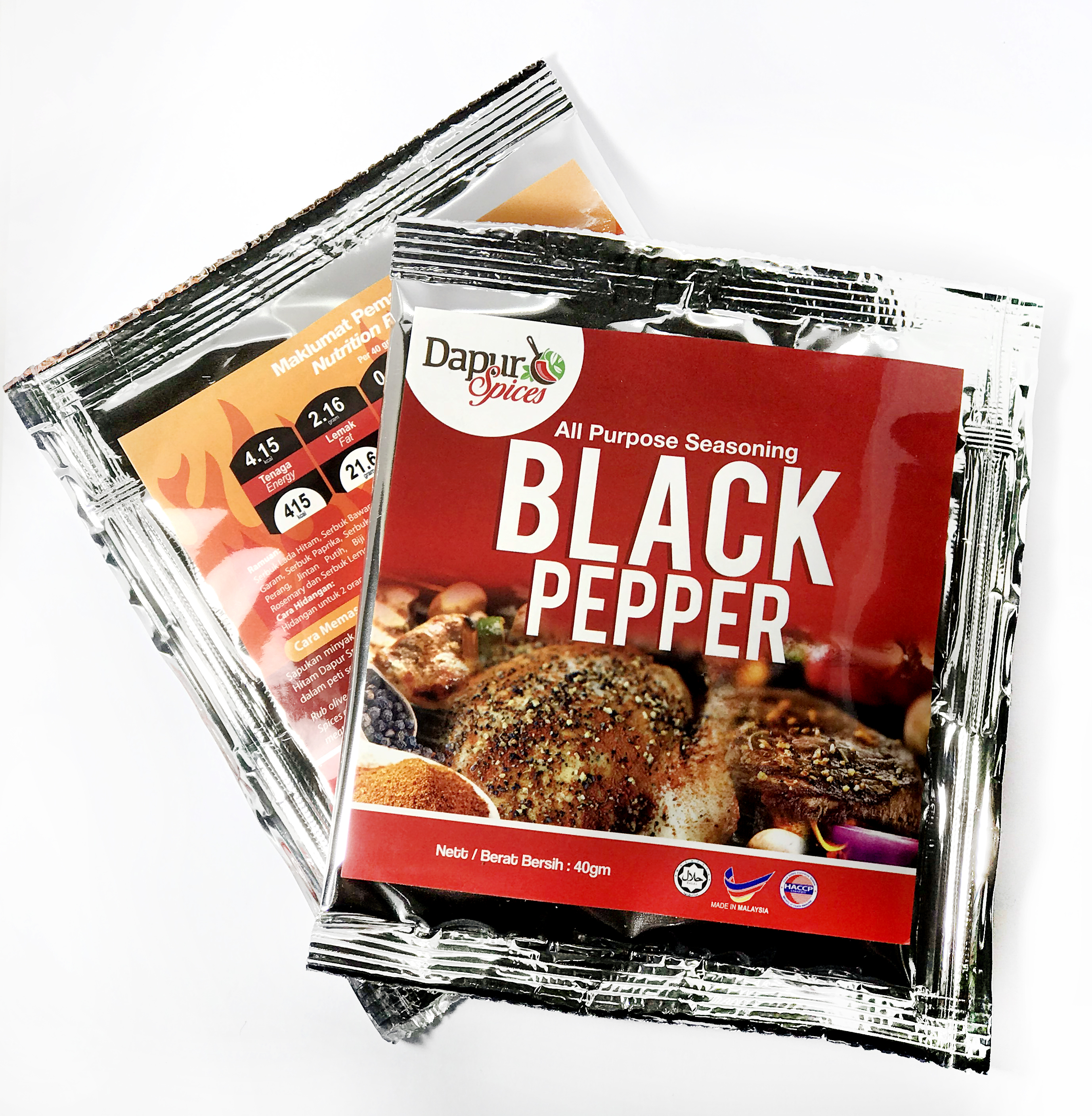 Powder Black Pepper Seasoning Rub