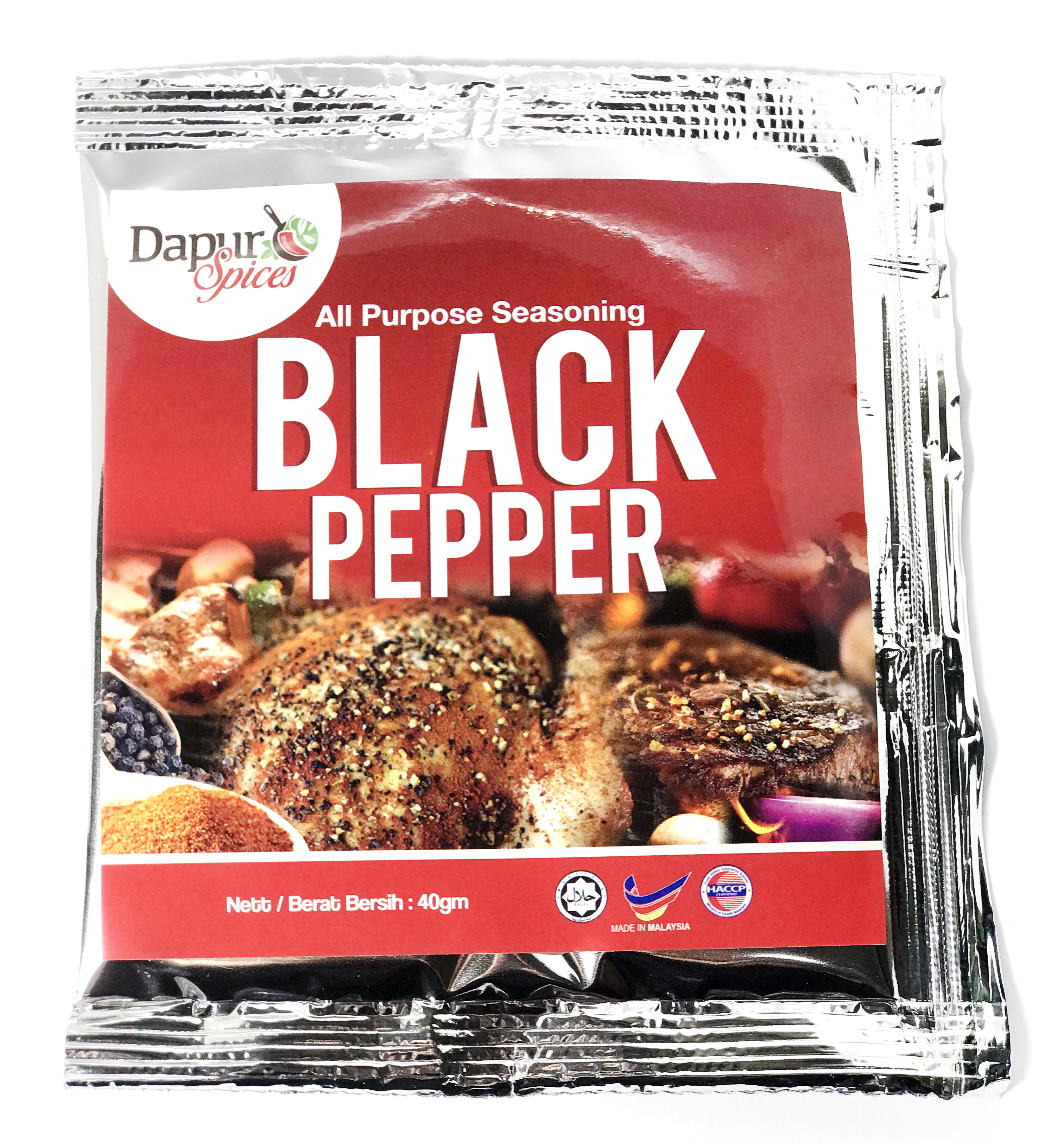 Powder Black Pepper Seasoning Rub