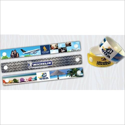 Pvc Soft Wrist Band - Color: Multicolor