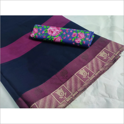 Casual Ladies Designer Cotton Silk Sarees