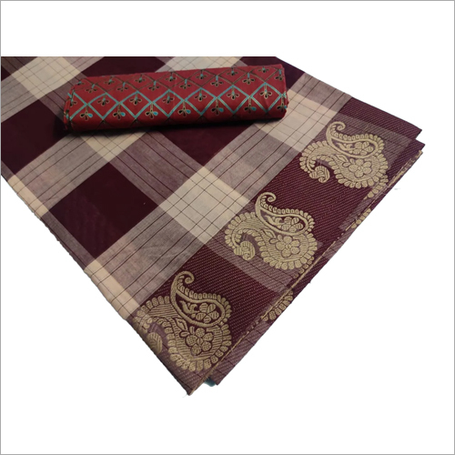 Cotton Ladies Designer Border Saree
