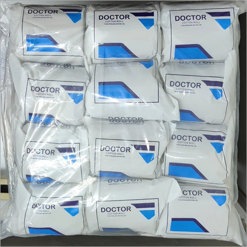व्हाइट सर्जिकल कॉटन बैंडेज रोल