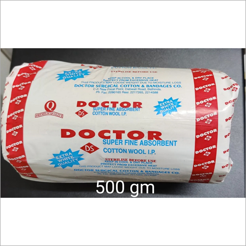 सफेद 500 ग्राम कॉटन रोल