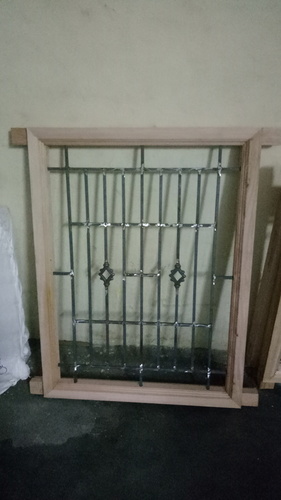 Teak Wood Window Frame