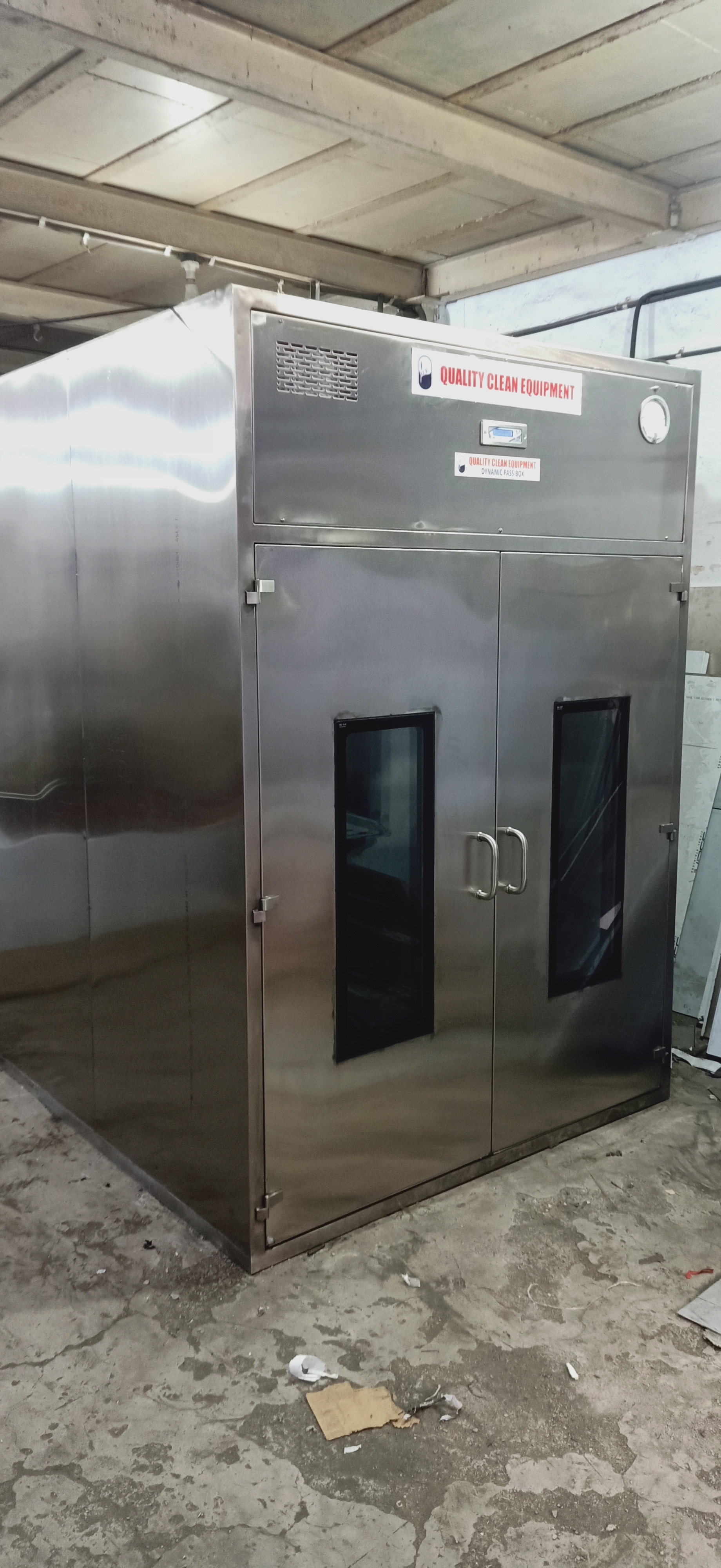 Static Pass Box - Frame Material: Stainless Steel