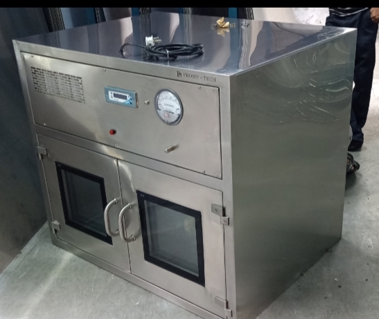 Static Pass Box - Frame Material: Stainless Steel