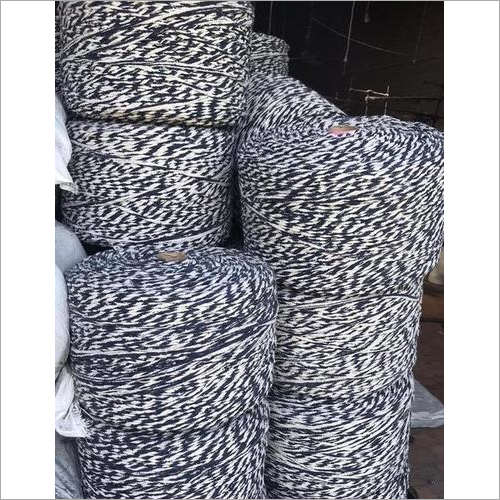 नेवी ब्लू व्हाइट मॉप यार्न