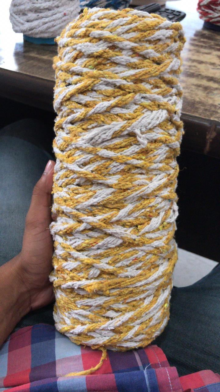 Yellow White Yarn