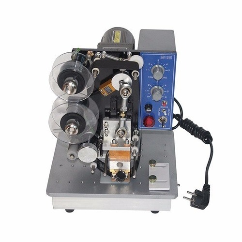 Stainless Steel Semi Automatic Batch Coding Machine