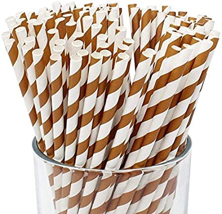 Fda Approved Paper Straws, Size: 8mm X 200mm