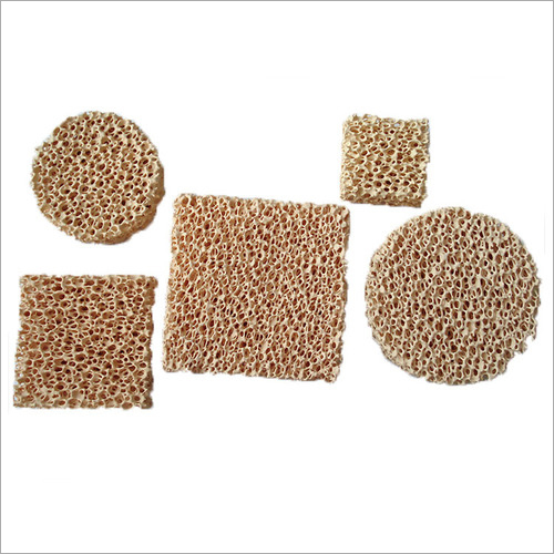 सर्कुलर ज़िरकोनिया फोम सिरेमिक फ़िल्टर व्यास: 40-500 मिलीमीटर (मिमी)