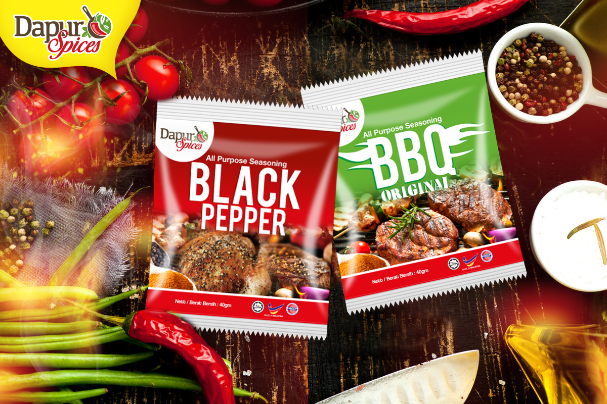 Powder Black Pepper Seasoning Rub