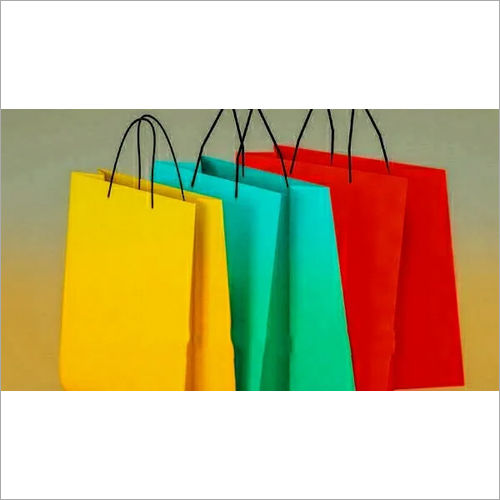 Available In Different Color Customized Paper Shopping Bags