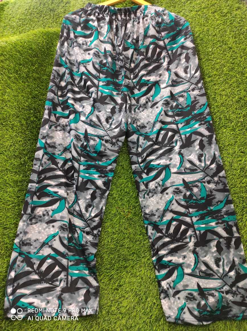 Printed Plazo - Lycra Fabric, One Size Fits All (L, Xl, Xxl) | Breathable, Washable, Random Printed Designs For Everyday Comfort