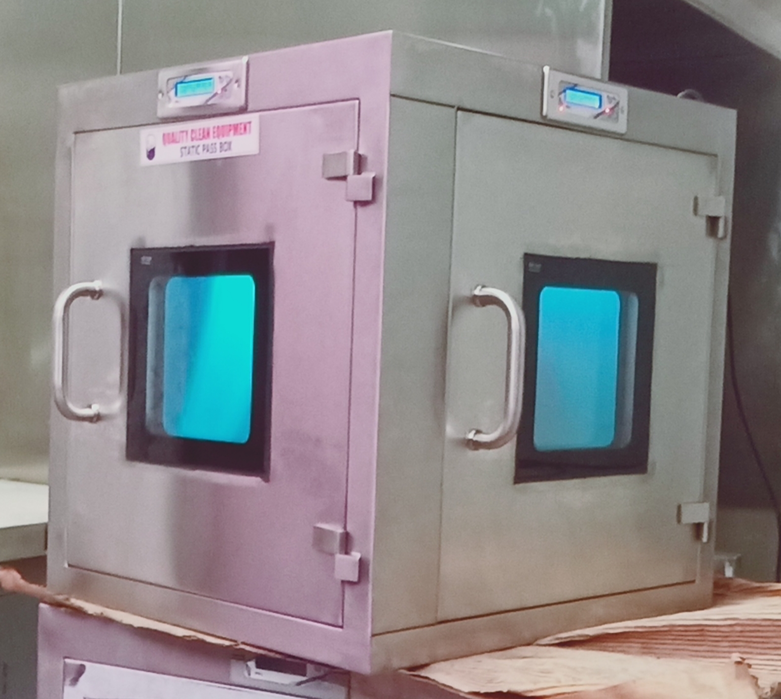 L Type Static Pass Box - Dimension (L*w*h): As Per Required Millimeter (Mm)