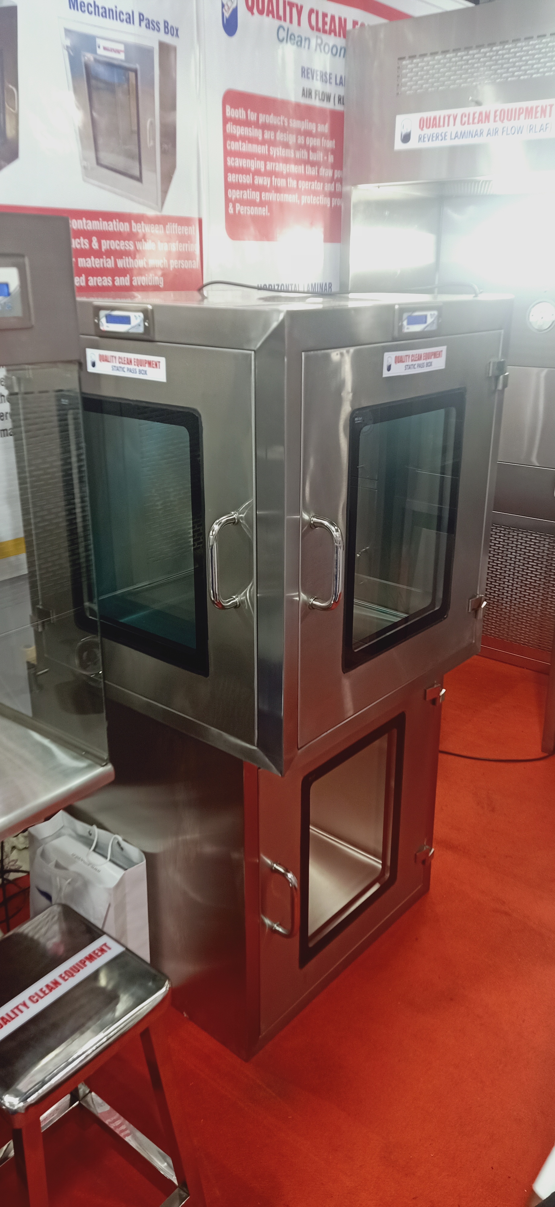 L Type Static Pass Box - Dimension (L*w*h): As Per Required Millimeter (Mm)