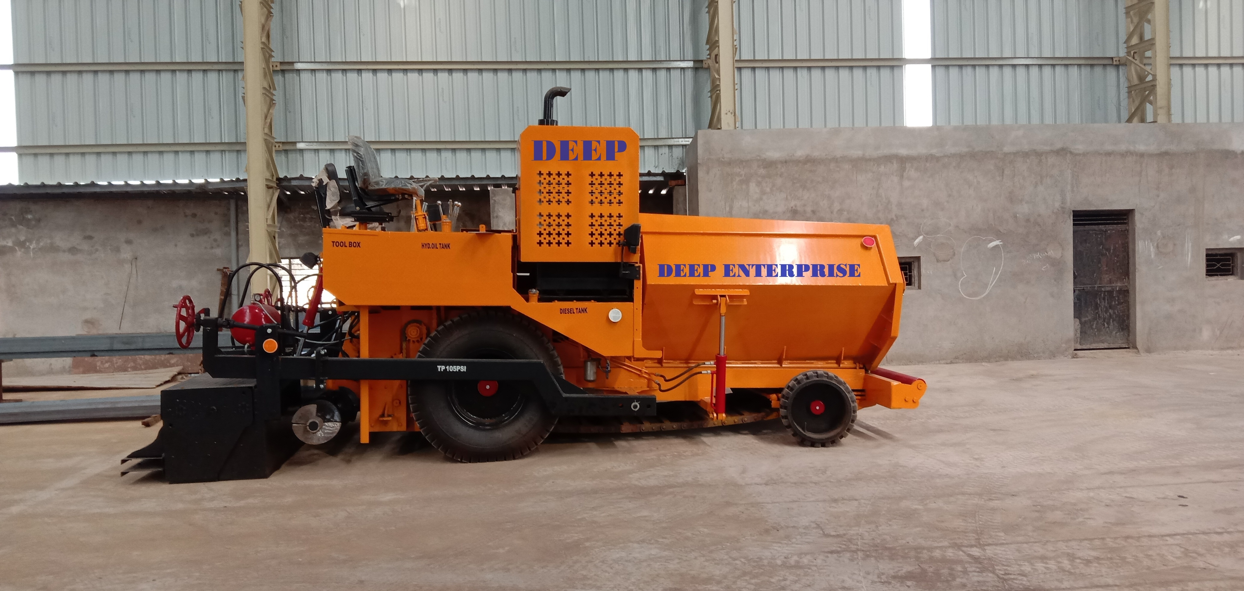 Paver Finisher - Metal, 4.0kw Output Power, 380v Input Voltage | Compact Design, Digital Display, Durable Build, Easy Installation, High Power, Precise Control, Reliable Operation