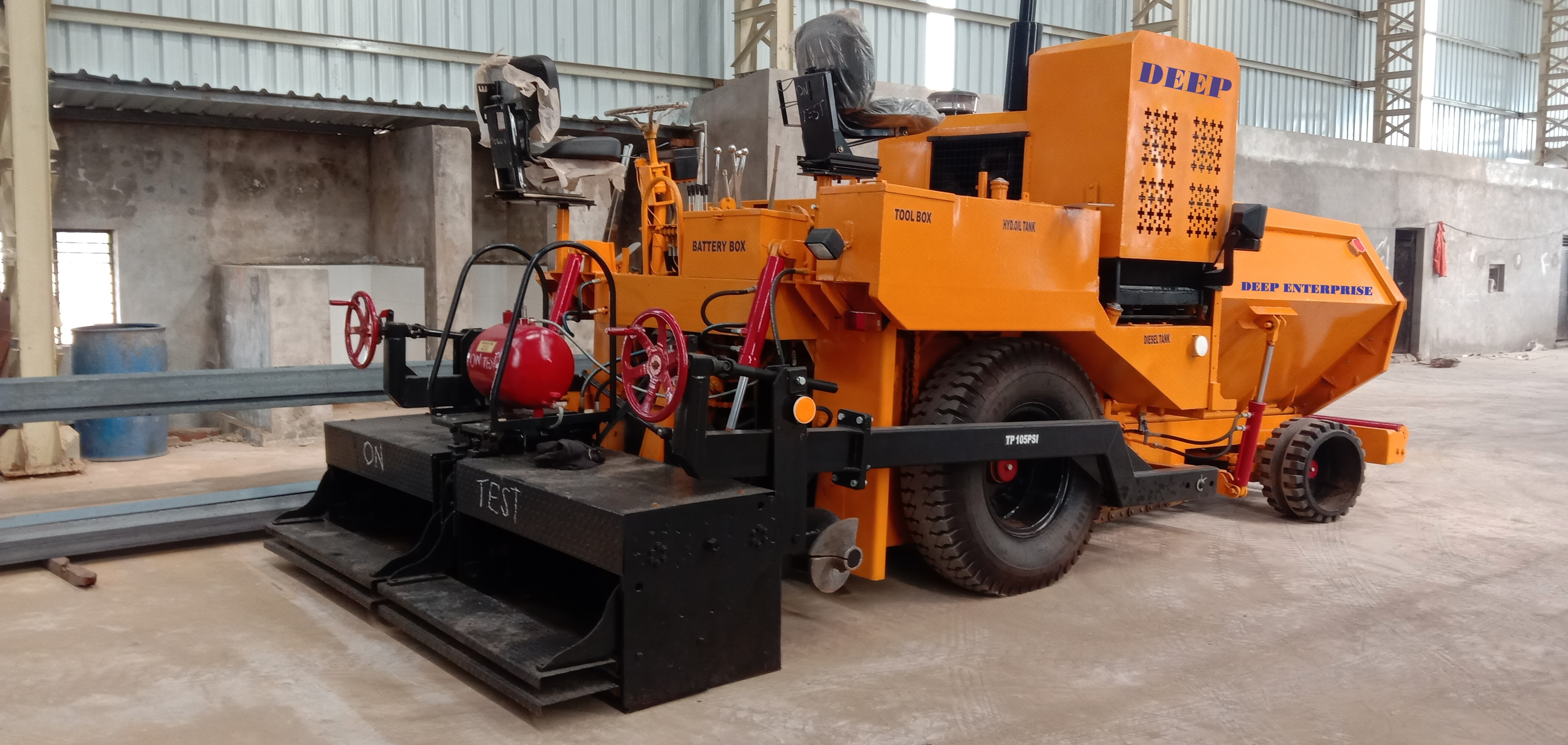 Paver Finisher - Metal, 4.0kw Output Power, 380v Input Voltage | Compact Design, Digital Display, Durable Build, Easy Installation, High Power, Precise Control, Reliable Operation