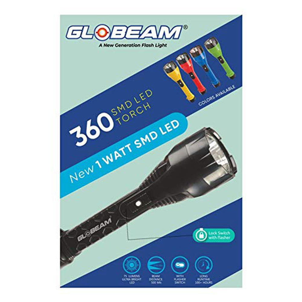 Globeam 360 Black Smd Led Torch