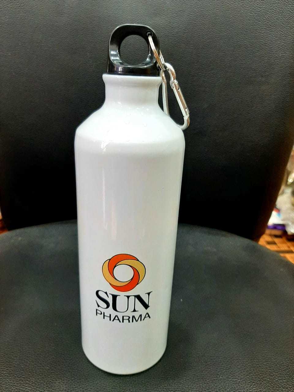 White Personalised Water Bottle