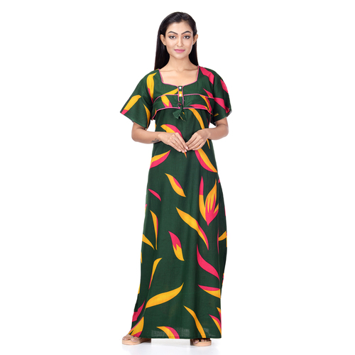 Assorted Colours And Print Cotton Nighty