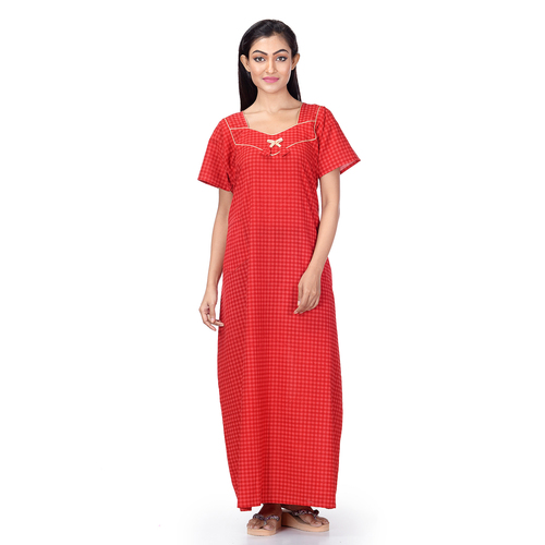 Assorted Colours And Print Cotton Nighty