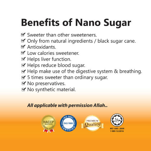 Nano Sweetener - 30 Sachets Of 1 Gram Grade: Grade A
