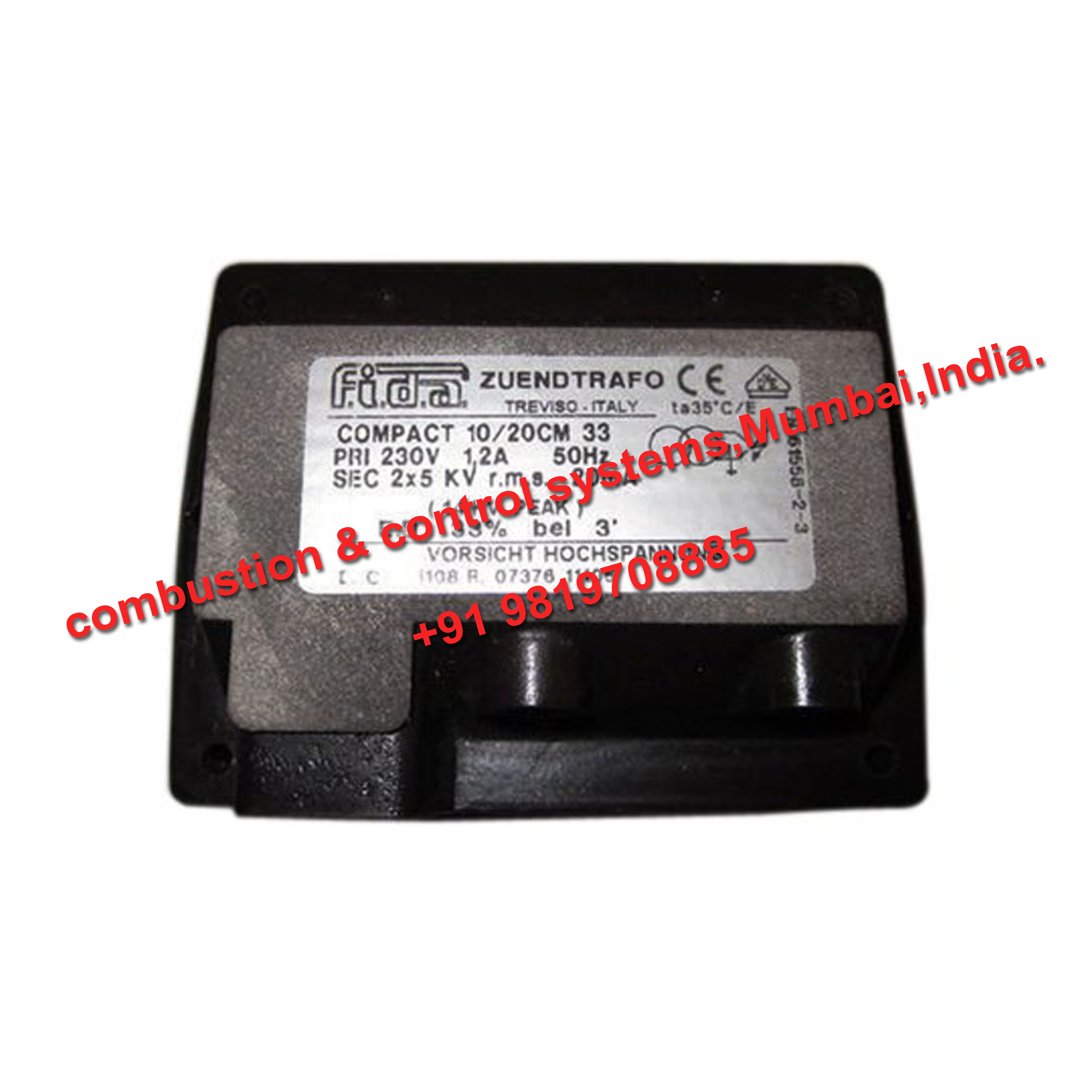 Fida Ignition Transformer 10/20cm Frequency (Mhz): 50 Hz Hertz (Hz)