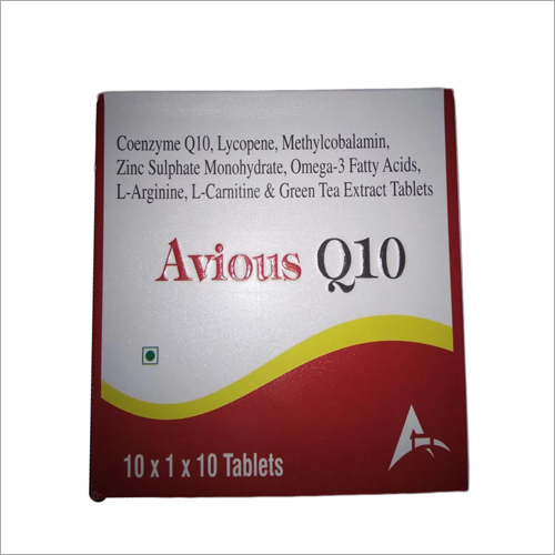 Coenzyme Q10 Lycopene Methylcobalamin Zinc Sulphate Monohydrate Omega-3 Fatty Acids L-Arginine L-Carnitine And Green Tea Extract Tablets