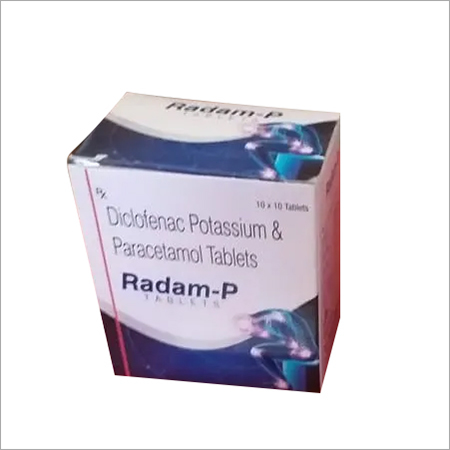 डिक्लोफेनाक पोटेशियम और पेरासिटामोल टैबलेट