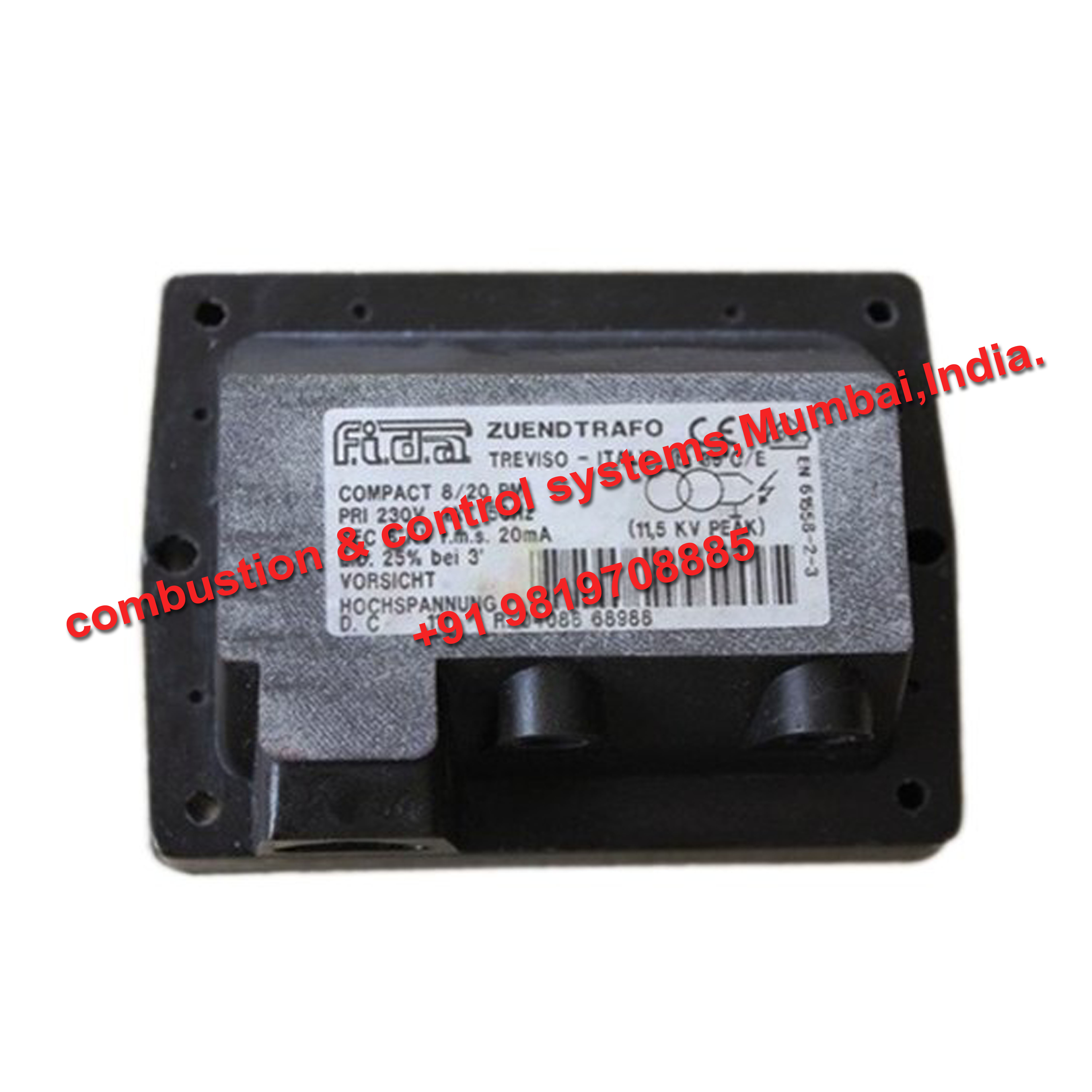 Fida 8/20 Pm Ignition Transformer Frequency (Mhz): 50 Hz Hertz (Hz)