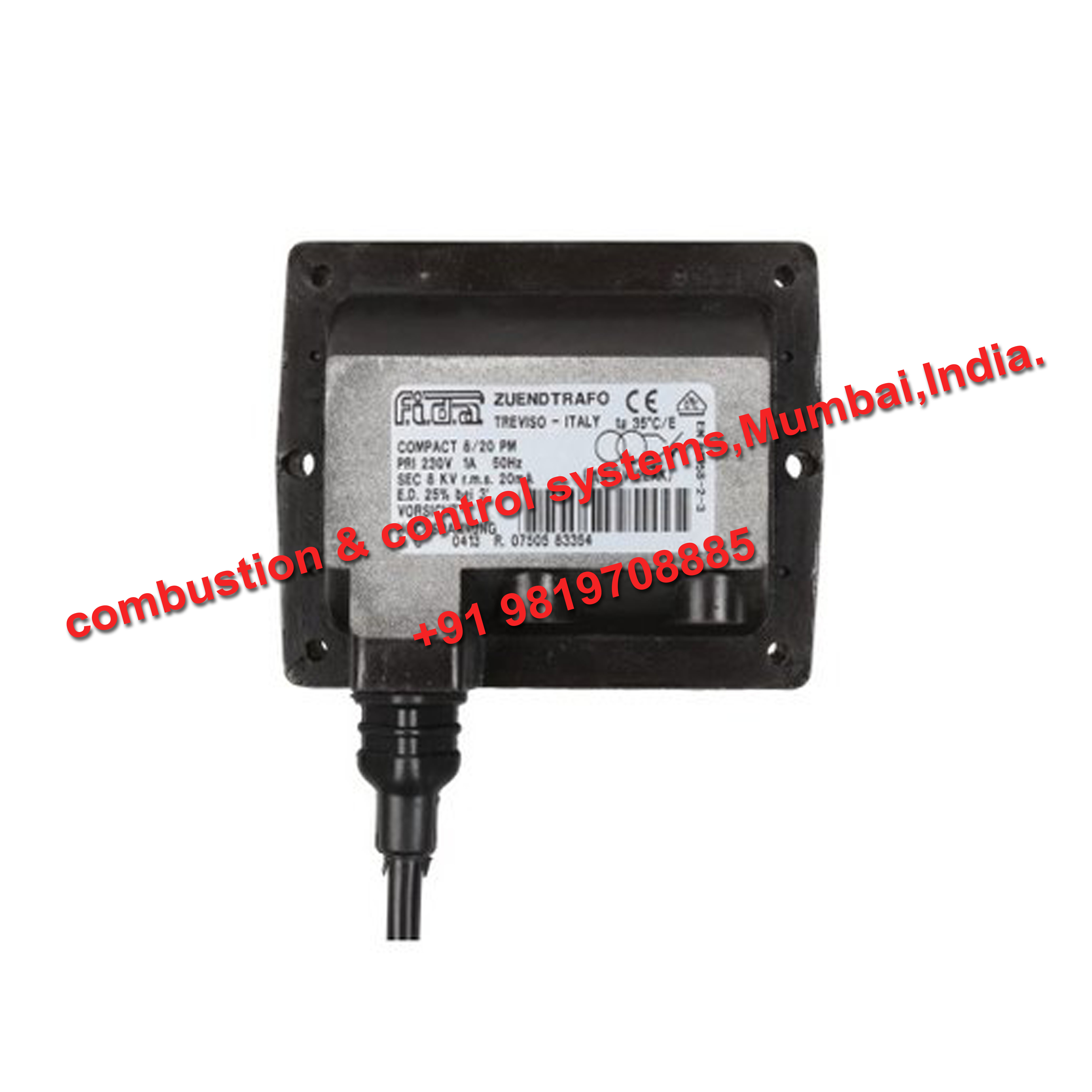 Fida 8/20 Pm Ignition Transformer Frequency (Mhz): 50 Hz Hertz (Hz)