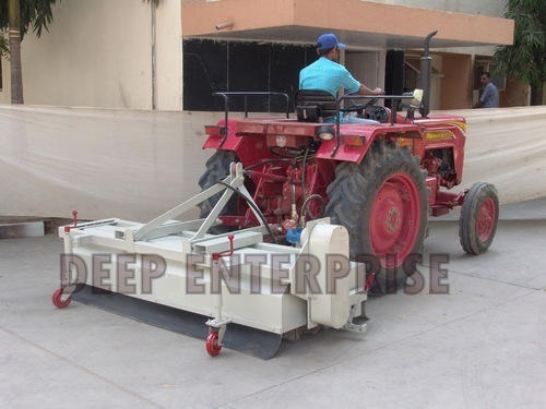 Road Sweeper (Broomer) - Steel, 1500x1000x800 Mm, Teal | 5 Hp Engine, 1.2 M Broom Width, Durable Design, Easy Operation, Efficient Cleaning