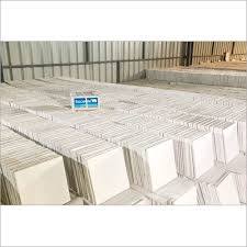 Heat Resistant Tiles At Factory Price - Natural Minerals, 250mm X 250mm, White, 20mm Thick | Acid-resistant, Non-slip, Wear-resistant, Heat Insulation, Square Edge